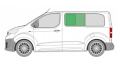 Bočné ľavé posuvné okno - Citroen Jumpy / Peugeot Expert (L2 a L3)