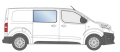 Bočné pravé pevné okno - Citroen Jumpy / Peugeot Expert (L2 a L3)