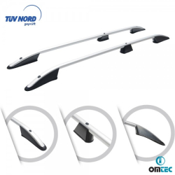 Omtec pozdne stren nosie strieborn - Citroen Berlingo / Peugeot Partner / Opel Combo / Toyota PROACE CITY | preden verzia LONG